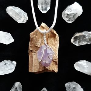Double Amethyst Necklace